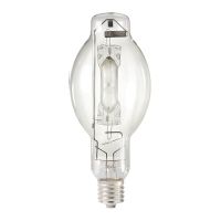 Major Brand clear HID lamp with visible arc tube and screw base