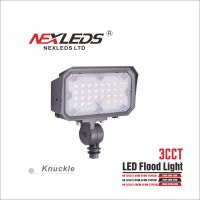 LED Flood Light - 15/20/30W - 3CCT - 120V AC - Knuckle Arm