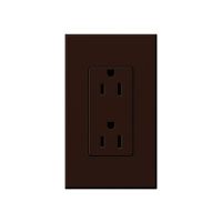 Nova T - Receptacle - Duplex - 125V - 15A - Brown