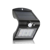 Solar Downwash Wall Pack Light - 1.5W - 3000K Warm White - 5-6 Hrs/Day Charging Time 