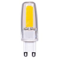 Satco lED capsule with clear cover and loop pins
